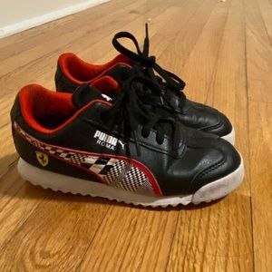 Boys size 12c Puma Ferrari shoes